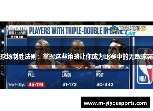 球场制胜法则：掌握这些策略让你成为比赛中的无敌球霸
