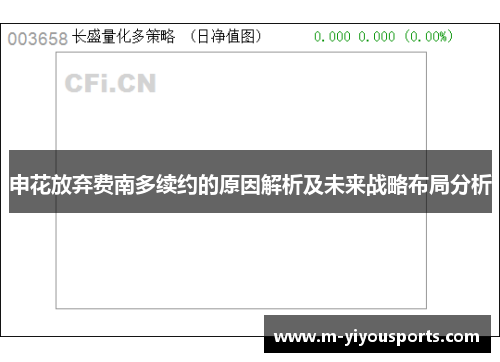 申花放弃费南多续约的原因解析及未来战略布局分析